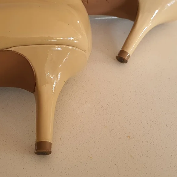 Nine West Nude Patent Heels Pump - Picture 7 of 7